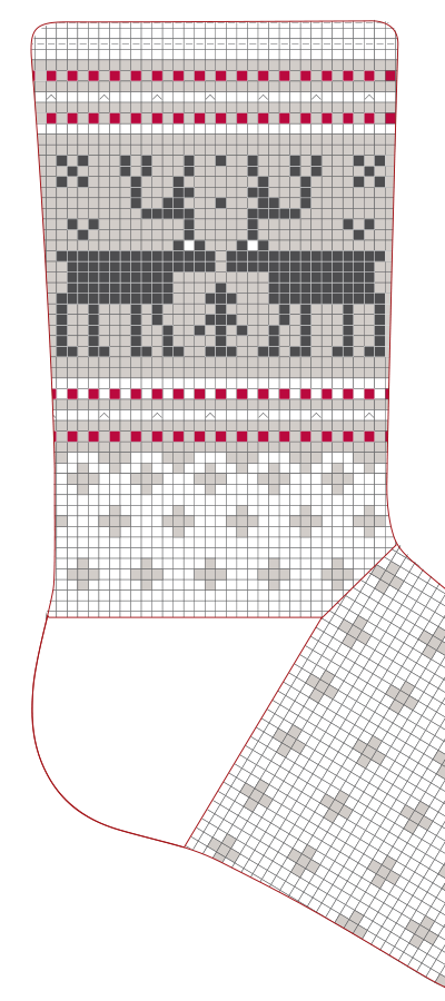 Christmas stockings DIY Pattern
knitting kit